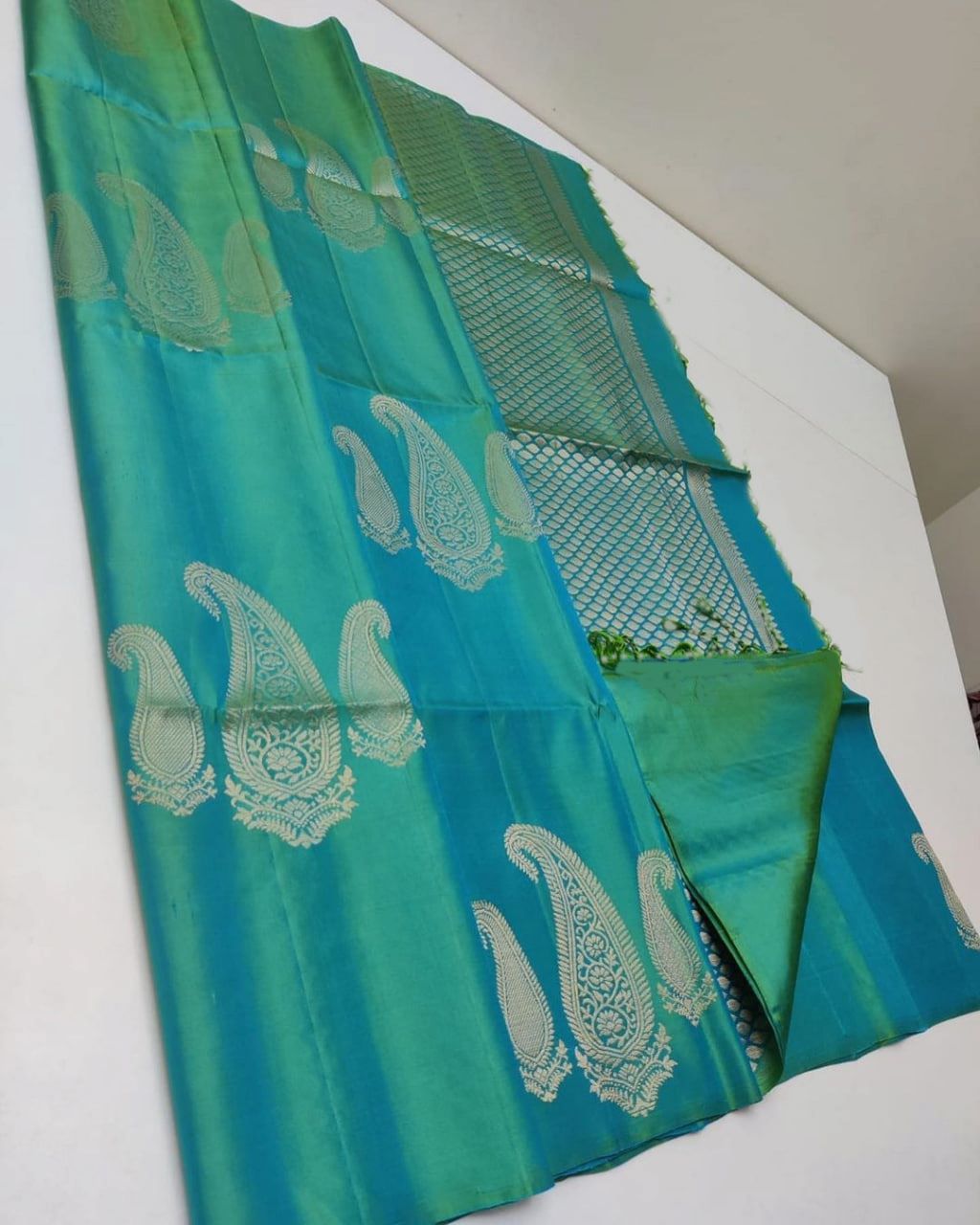 Ritika Gold Zari Designer Pure Lichi Kanchipuram Silk Sarees